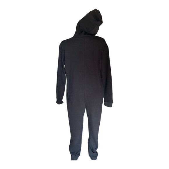 Hooded Skeleton Jumpsuit Halloween Costume Front Zip Large Urator for tall perso - Picture 7 of 10